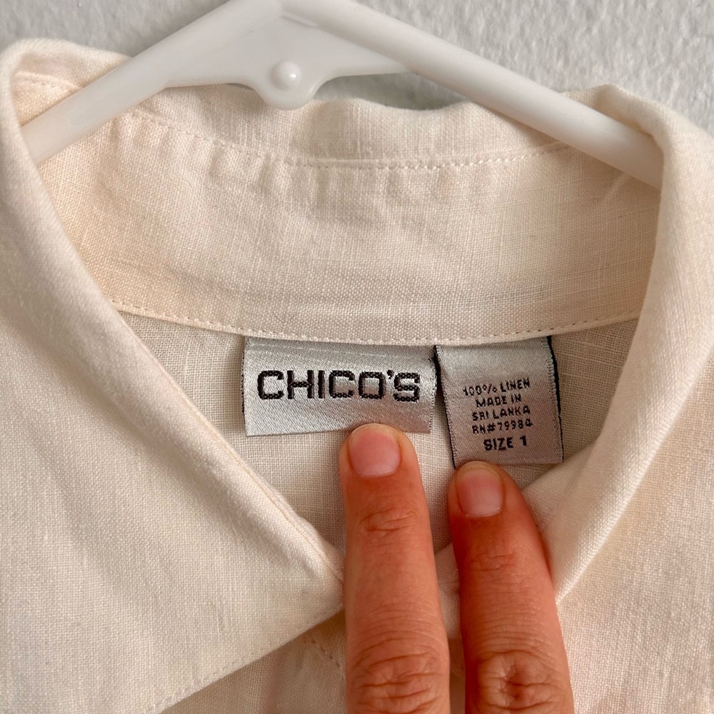 Linen Oversized Buttonup - Picture 6 of 6